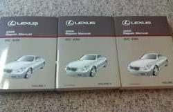 2009 Lexus SC430 Service Manual