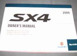2009 Suzuki SX4 Owner's Manual