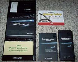 2009 Hyundai Santa Fe Owner's Manual Set