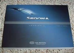 2009 Kia Sedona Owner's Manual