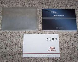 2009 Kia Sedona Owner's Manual Set