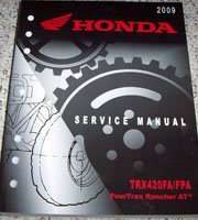 2009 Honda TRX420FA/TRX420FPA Fourtrax Rancher AT Service Manual