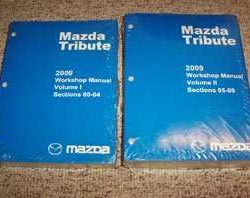 2009 Mazda Tribute Service Workshop Manual
