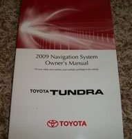 2009 Toyota Tundra Navigation System Owner's Manual