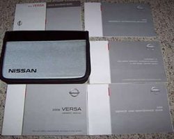 2009 Nissan Versa Owner's Manual Set