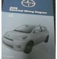 2009 Scion xD Electrical Wiring Diagram Manual