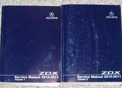 2011 Acura ZDX Service Manual