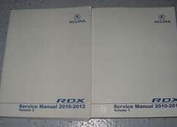 2010 Acura RDX Service Manual