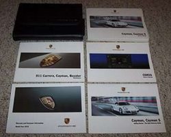 2010 Porsche Cayman & Cayman S Owner's Manual Set