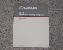 2010 Lexus ES350 Electrical Wiring Diagram Manual