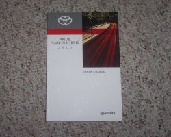 2010 Toyota Prius Plug In Owner's Manual