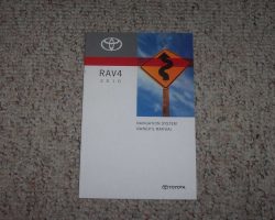 2010 Toyota Rav4 Navigation System Owner's Manual