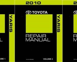 2010 Toyota Yaris Service Repair Manual