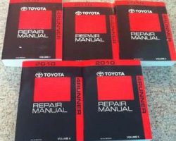 2010 Toyota 4runner Service Repair Manual