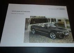 2010 Audi A5 Cabriolet Owner's Manual