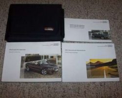 2010 Audi A5 Cabriolet Owner's Manual Set