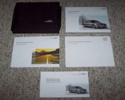 2010 Audi A5 Coupe Owner's Manual Set