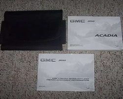 2010 GMC Acadia Owner's Manual Set
