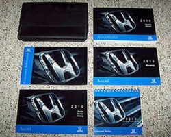 2010 Honda Accord Sedan Owner's Manual Set