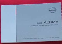 2010 Nissan Altima Navigation System Owner's Manual