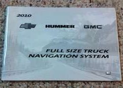 2010 Chevrolet Silverado Navigation System Owner's Manual