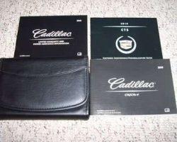 2010 Cadillac CTS & CTS-V Owner's Manual Set