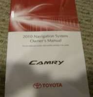 2010 Toyota Camry Navigation System Owner's Manual
