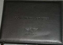 2010 Bentley Continental GT Speed Owner's Manual