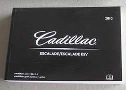 2010 Cadillac Escalade & Escalade ESV Including Navigation Owner's Manual