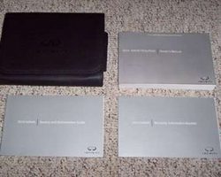 2010 Infiniti FX35 & FX50 Owner's Manual Set