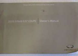 2010 Infiniti G37 Coupe Owner's Manual