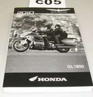 2010 Honda GL1800 Gold Wing Motorcycle Owner's Manual