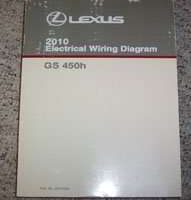 2010 Lexus GS450h Electrical Wiring Diagram Manual