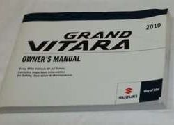 2010 Suzuki Grand Vitara Owner's Manual
