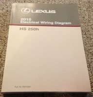 2010 Lexus HS250h Electrical Wiring Diagram Manual