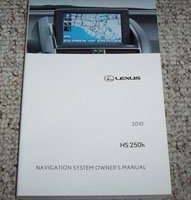 2010 Lexus HS250h Navigation System Owner's Manual