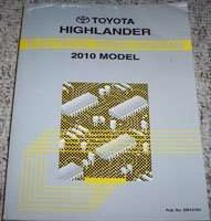 2010 Toyota Highlander Electrical Wiring Diagram Manual