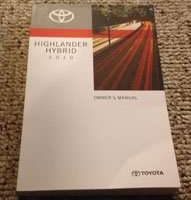 2010 Toyota Highlander Hybrid Owner's Manual