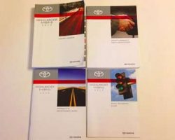 2010 Toyota Highlander Hybrid Owner's Manual Set