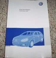 2010 Volkswagen Jetta Sportwagen Owner's Manual