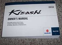 2010 Suzuki Kizashi Owner's Manual