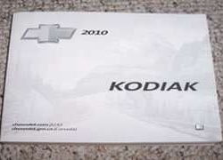 2010 Chevrolet Kodiak Medium Duty Truck Owner's Manual