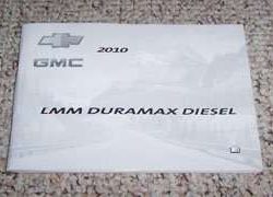 2010 Chevrolet Silverado Duramax Diesel Owner's Manual Supplement