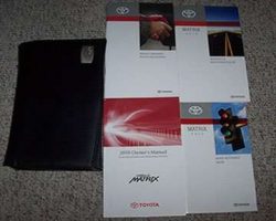 2010 Toyota Corolla Matrix Owner's Manual Set
