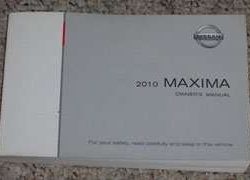 2010 Nissan Maxima Owner's Manual