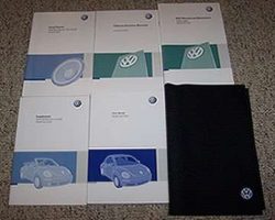 2010 Volkswagen New Beetle Convertible Owner's Manual Set