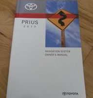 2010 Toyota Prius Navigation System Owner's Manual