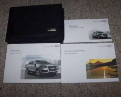 2010 Audi Q7 Owner's Manual Set