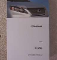 2010 Lexus RX450h Owner's Manual