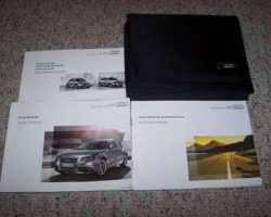 2010 Audi S4 Owner's Manual Set